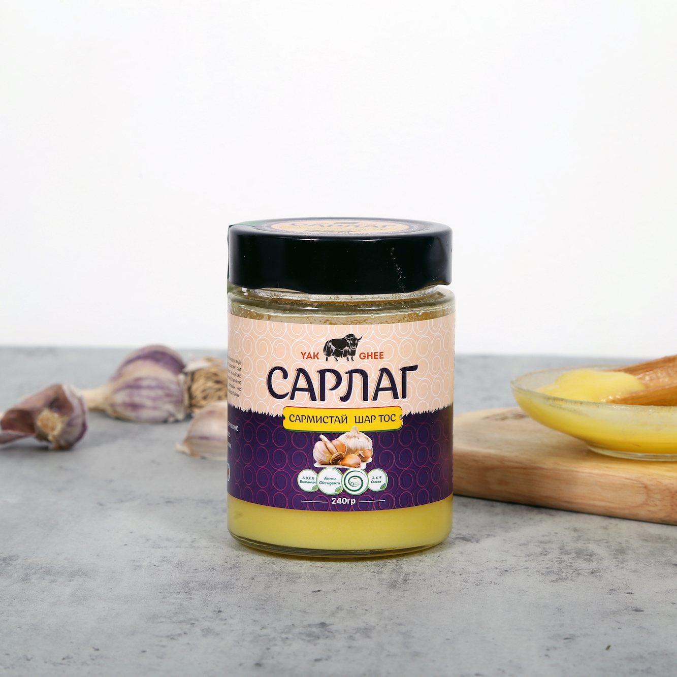 Сарлаг шар тос (240гр, сармистай)